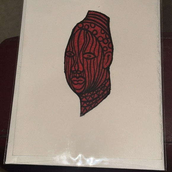 African Tribal Art Prints Set of 4 - Picture 7 of 7